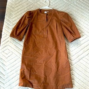 Women’s Gap camel corduroy tunic dress